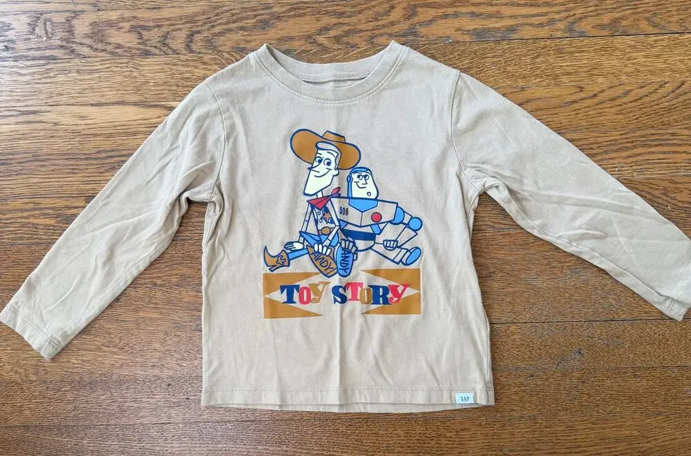 Gap Boys' Toy Story Long Sleeve Shirt Size 4